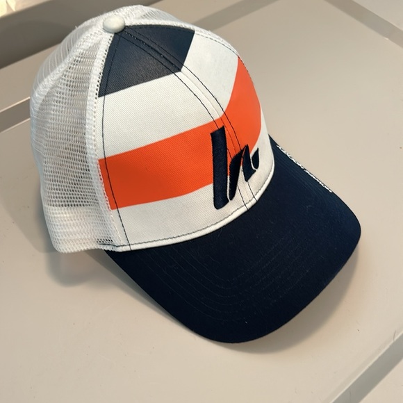 Howies Hockey Gear Mesh White/orange/black logo hat. SnapBack Os Fits most - Picture 2 of 6